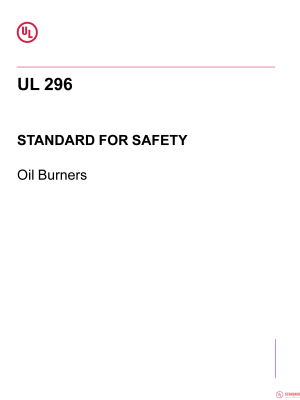 UL 296 PDF UL 296 PDF
